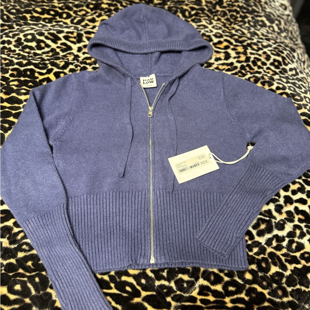 Harlow cropped full zip hoody